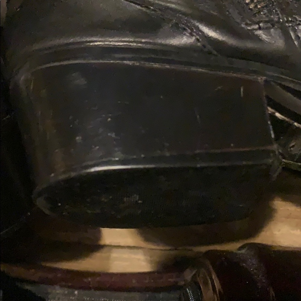Libby Edelman Tall Riding Boots Size 8 Black Stud DB1 - Picture 14 of 16